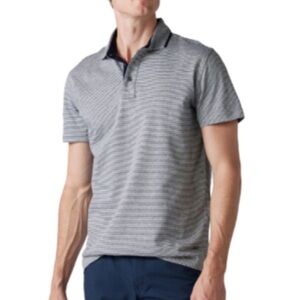 Rodd & Gunn Dark Blue/White Short Sleeves Polo Casual T-Shirt XL .